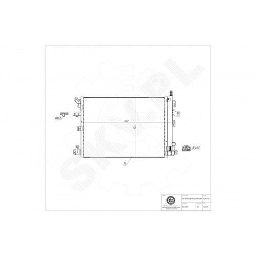 Air conditioning condenser for - condenser,