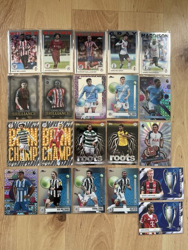 Topps football card bundle x21 - card,