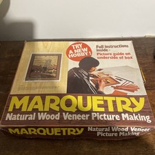Vintage Marquetry Natural Wood