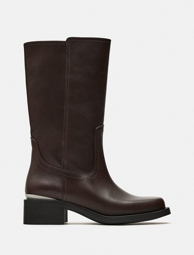 Rrp 119 zara leather ladies - zara,