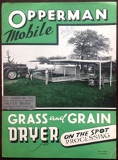 Publicity Leaflet for the OPPERMAN Mobile GRASS and GRAIN DRYER (1948)