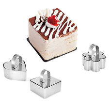 Mousse Mold Cake Ring Round Square Mould Cutting Die Baking Stainless Steel