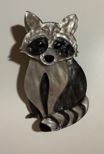 Rocket riot raccoon brooch - riot,