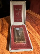 Vintage Hadson Falcon Pipe Lighter Japan Boxed Gold Tone 1970s Unused Gift