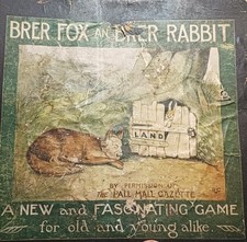 Brer Fox an' Brer Rabbit. A Precursor To Monopoly. Landlords Game. 1913