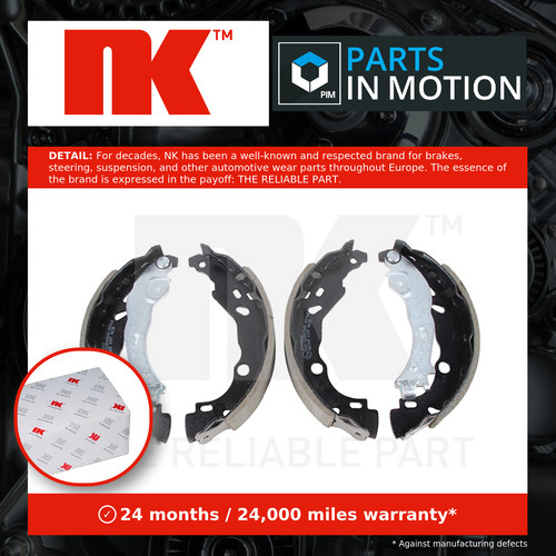 Brake shoes set fits - brake, citroen