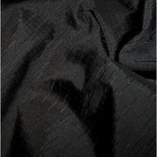 Heavy Bamboo Ripstop Waterproof Fabric Material BLACK