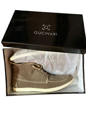 Suede Leather Ankle Boots Italian Size 11 Gucinari With Box RRP £70