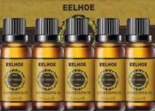 5ml x 10 ml Belly Drainage Ginger Oil Natural Therapy Lymphatic Fat Loss - 50ml