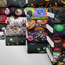 100% Cotton Halloween Spooky Design Children Craft Fabric | 140 cm Wide | FQ