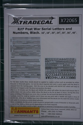 Xtradecal 72065 high - 1/72,