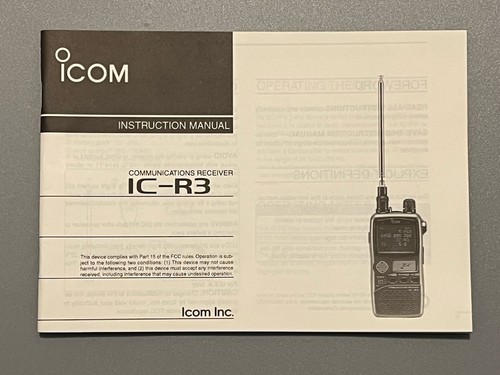 Icom communications - icom, ic-r3
