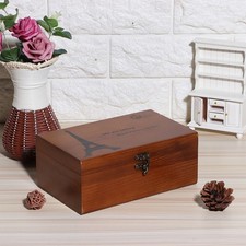 Multifunction Vintage Wooden Sewing Box Needle Thread Storage Case DIY Sewing