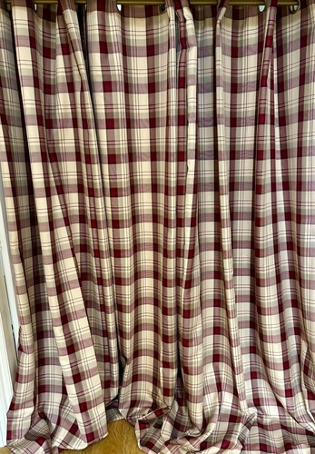 Dunelm highland check - dunelm, cream/
