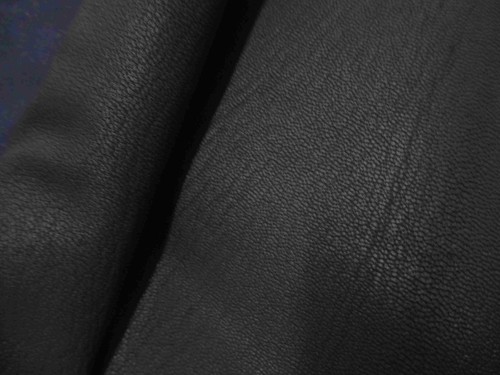 Dark blue grained - grained, goatskin