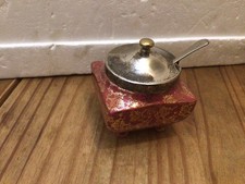 Vintage Snadland Ware Preserve Pot With EPNS Lid And Spoon 