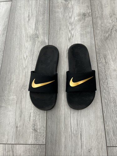 Nike sliders black and - black,