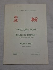 Llanelli RFC 1974 Welcome Home