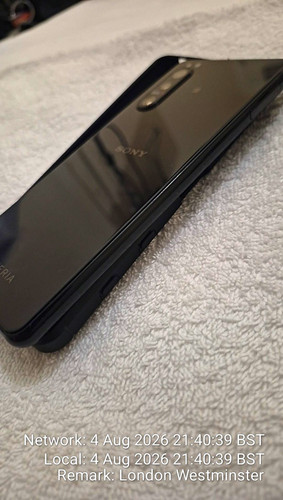 Sony xperia 128gb black - 5, ii