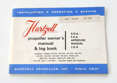 1976 hartzell propeller - 1976,