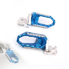 For Ducati Scrambler 800 15-20 19 18 25mm Lower Front Foot Pegs Wide Rider Blue