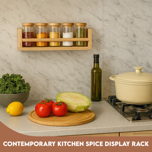 Wall mounted spice rack - wall,
