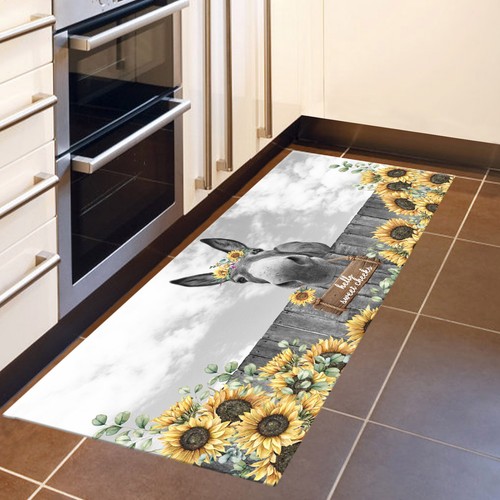Farm donkey yellow sunflower - farm,