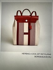 100% Authentic Hermes Herbag