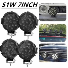 4X 51W Car Round LED Work Spot