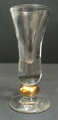 Unusual antique liqueur glass - liqueur,