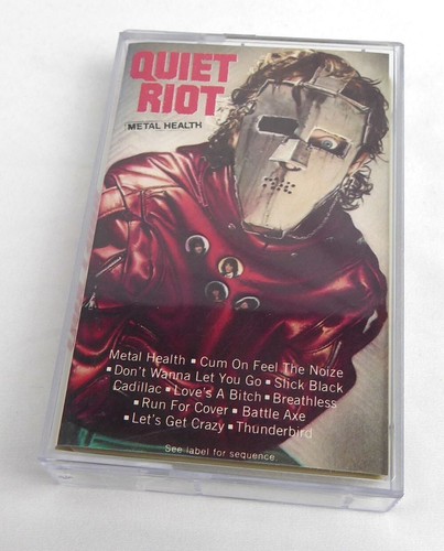 Musikkassette quiet riot - musikkassette,