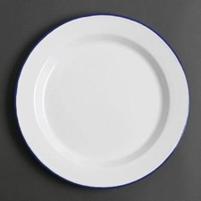 Olympia Enamel Dinner Plates