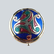 Vintage Cloisonné Enamel Pill