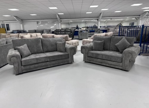 Vegas sofa set grey - 3+2,