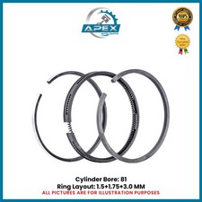 VW GOLF JETTA PASSAT 1.8 16V ENGINE ABG ANP PISTON RINGS SET 026 198 151 B - STD