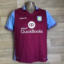 ASTON VILLA AVFC Kids Footbal Jersey Shirt SIZE XL - JUNIOR 13/14 Years  19" PIT