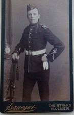 1880s MILITARY CDV PRIVATE IN