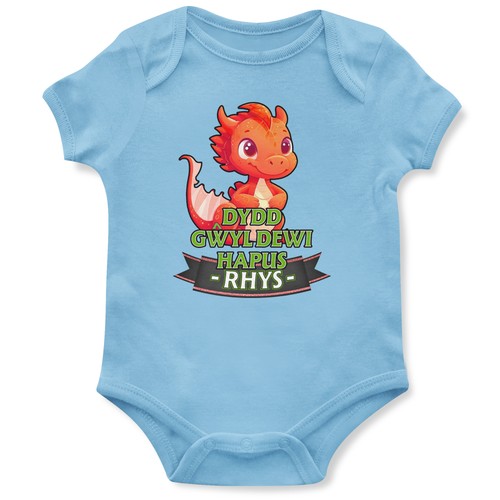 Personalised red welsh - red,