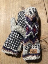Cosy Warm Barts Fleece Lined Fair Isle Mittens