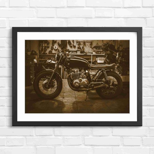 Custom vintage motorcycle - custom,