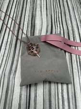 New Stunning Ted Baker Ballerina Rose Gold Pendant Necklace