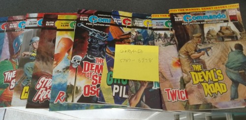 Commando comics bundle - 10, comics,