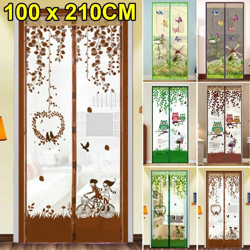 Hands free magnetic fly screen - hands,