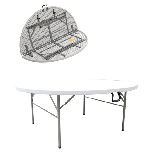 Plastic 5ft centre fold - centre, round