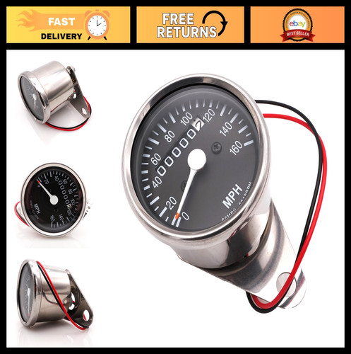 Motorcycle speedometer chrome - speedometer,