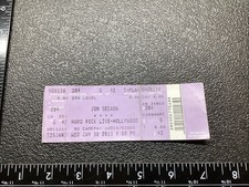Concert Ticket Stub Unripped