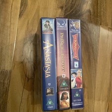 3x Vintage Children’s VHS video tapes