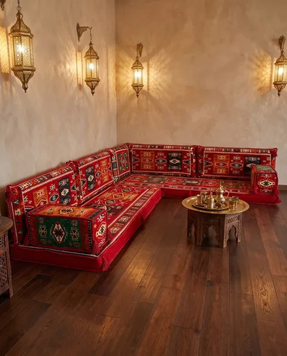 Six seater corner floor - , sofa
