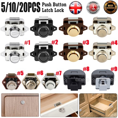 Push button catch lock door - lock,