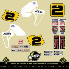 1985 KTM 500 Gp Decal Kit Evo